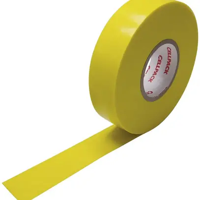 Isolierband Cellpack 328 ≥40kV/mm 19mm×20m gelb 