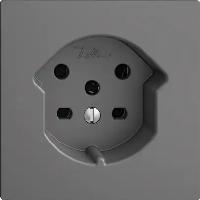Prise ENC EDIZIOdue T15 gris foncé 