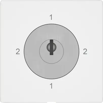 Interruttore rotativo EDIZIO.liv SNAPFIX® invert.3/1L serrat.&2 chiavi bi 