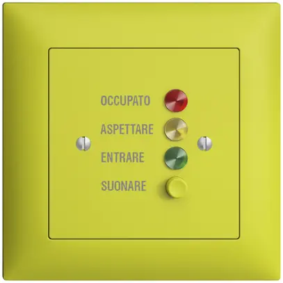 UP-Türstation für Rufleuchte I, EDIZIOdue lemon 