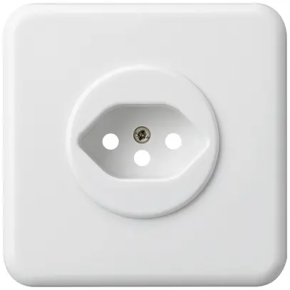 Kit frontal ENC basico type 13 86×86mm blanc avec protection enfants 