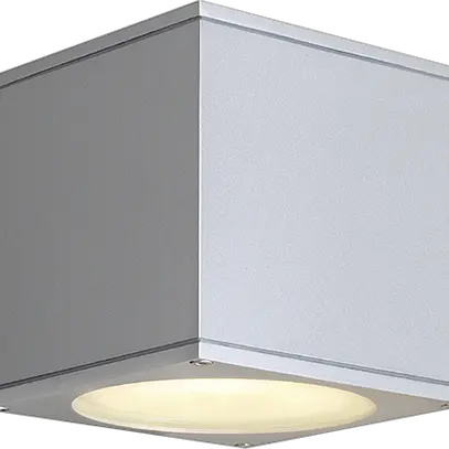 Applique SLV BIG THEO WALL OUT, GU10 75W IP44 gris argenté 