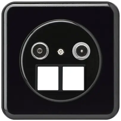 Presa multimedia INC basico TV-R mont.C 4dB 2GHz nero 