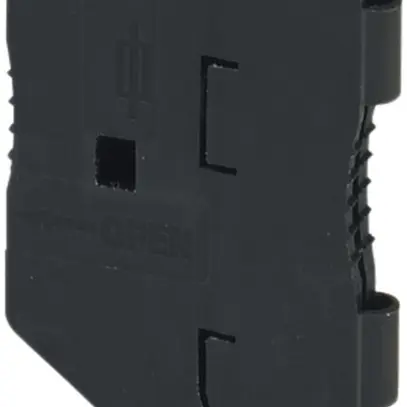 Fiche porte-fusible P-FU 5X20-5, 6.3A, noir 