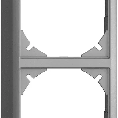 Cappa EDIZIOdue 54mm I-I silver, per combinazione verticale/orizzontale 