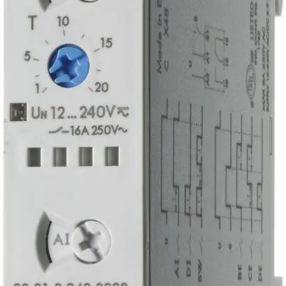 Zeitrelais Finder 80.01 Multifunktion 1U 16A 12…240VUC 