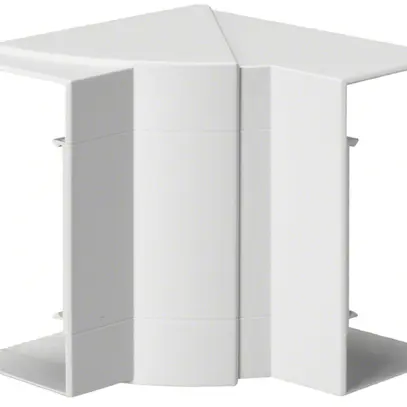 Angle intérieur tehalit BR 68×130mm couvercle 80mm sans halogène blanc trafic 