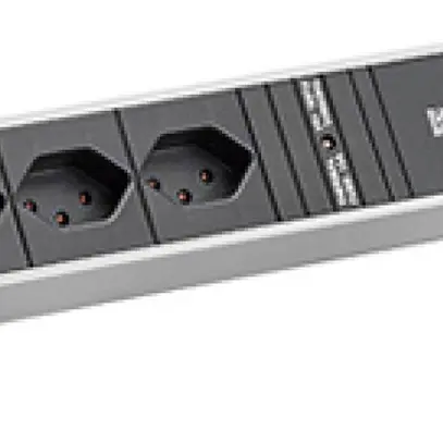 Presa multipla da tavolo BACHMANN DESK 2 3×T13 1×CM 0.2m alluminio nero 