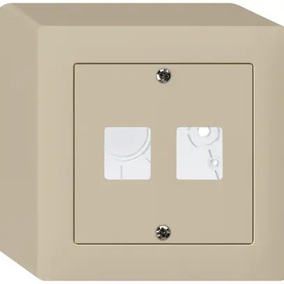 Kit frontal AP kallysto Q pour 2 modules beige 