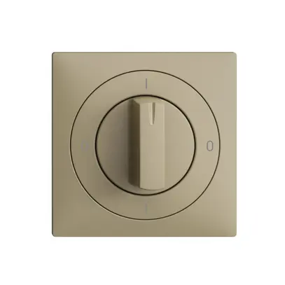 Kit frontale EDIZIOdue 0-1-0-1 60×60mm sand per interruttore rotativo 