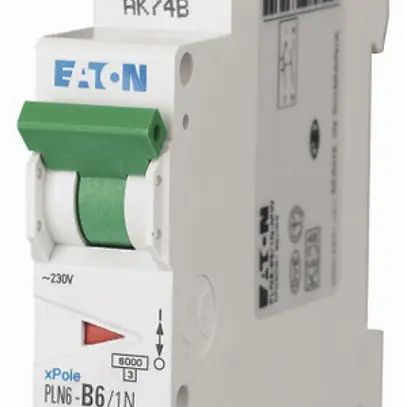 Disgiuntore Eaton C/4A 1P+N 6kA 1UM 