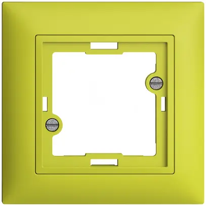 Kit frontal EDIZIOdue lemon 88×88mm p lampe témoin plate 