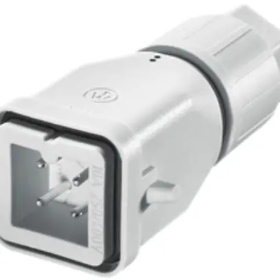 Capot apparent A3 h=66mm LVN avec intérieur de prise male 