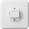 UP-Druckschalter basico 3/2L weiss 