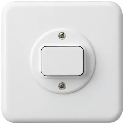 UP-Druckschalter basico 3/2L weiss 