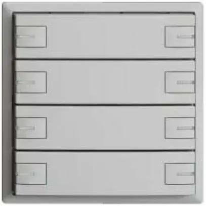 Poussoir KNX RGB EDUE, 250mW, a.LED RGB, 8×poussoir, comm.1×touche, grc 