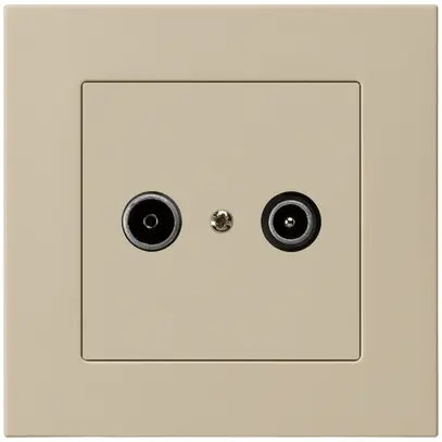 Prise de passage ENC kallysto.pro R/TV 23dB beige 