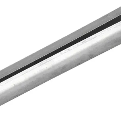 Tube de protection 1/2" Flury AL 53, fendu, acier inoxydable A2,L=1500mm 