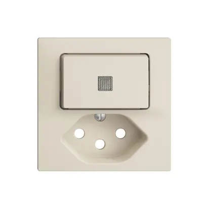 Kit frontale EDIZIOdue crema, 60×60mm T13 con lente 