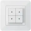 Pulsante per tapparelle INC kallysto.trend bianco con 4 tasti 