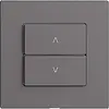 Interruttore tapparelle 1K/2T WLAN Edue Wiser grigio scuro 