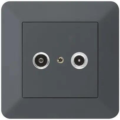 Prise antenne ENC kallysto.trend R/TV 23dB 2GHz anthracite 