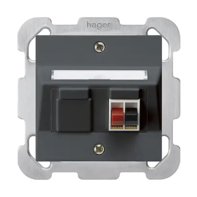 UP-Audiodose kallysto 1×an Klemmanschluss für 1 Lautsprecher Befestigungsplatte 