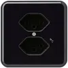 Presa INC basico 2×tipo 13S nero per BOMI 