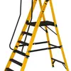 Échelle à plateforme Plica MEGASTEP 6 échelons 2.8m 370×568mm PRV EN131 17kg 