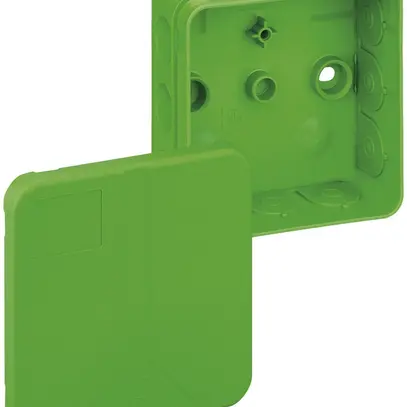 Scatola di derivazione AP 2K-12-L/gn, 85×85×37mm, IP55, verde 