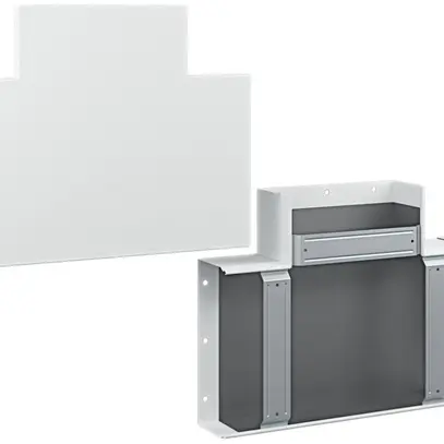 Raccord T tehalit FWK-Plus 100×250mm blanc trafic 