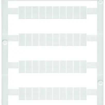 Marqueur de borne Weidmüller MultiCard WS 10×5mm PA66 blanc 