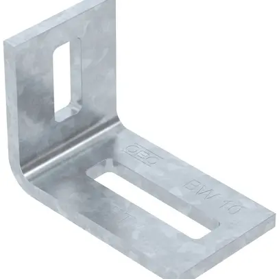 Équerre de fixation Bettermann BW 10 FT 70×50×40mm zingué à chaud par immersion 