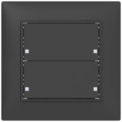 Senseur poussoir ENC SIDUS KNX Design type B, 2/4, anthracite 