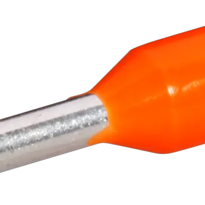 Embout de câble type A isolé 0.5mm²/6mm orange 