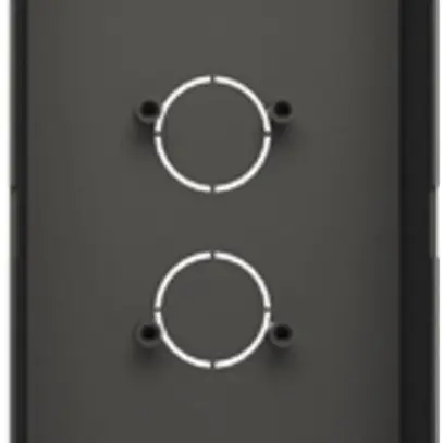 Boîte d'encastrement ABB-Welcome, taille 1/3 (3 modules), noir 