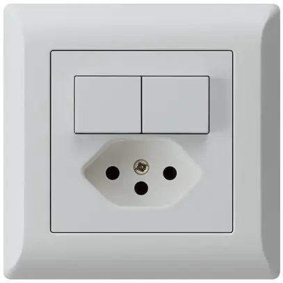 UP-Kombination 2×A-R/1P+T13 hellgrau kallysto.line mit Kinderschutz 