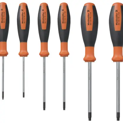 Jeu de tournevis WM SD SET T10/15/20/25/30/40 avec perçage 