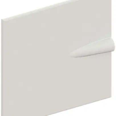 Couvercle à broches AGRO 130×130 blanc avec entrée de câble 