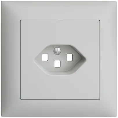 Kit frontale INC EDIZIOdue grigio chiaro 88×88mm 1×T23 