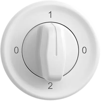 Interrupteur rotatif STANDARDdue SNAPFIX® manette commutateur 2/1L bc 