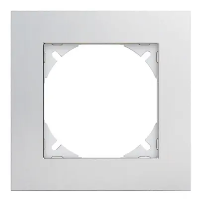 Cadre de rec.EDIZIOdue prestige 1×1 aluminium 