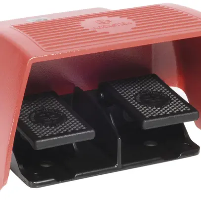 Contact à pédale Bernstein 10A 2×1F/1O avec protection de pied, 2pédales 