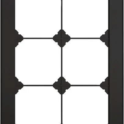 Intestazione INC EDIZIO.liv SNAPFIX® 3×2 per combinazioni a libera scelta nero 