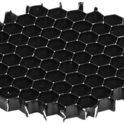 Wabenraster SLV für EB-LED-Deckenleuchte HORN MAGNA, Ø32mm, schwarz 