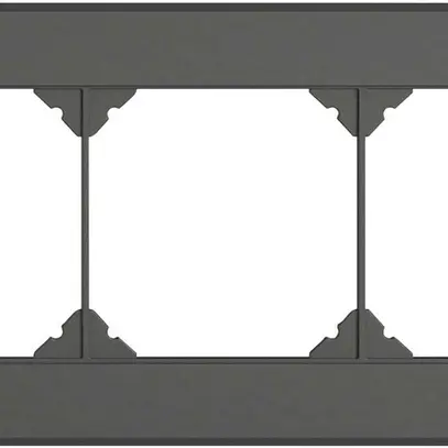En-tête ENC EDIZIO.liv SNAPFIX® 1×3 pour combinaisons au choix gris foncé 