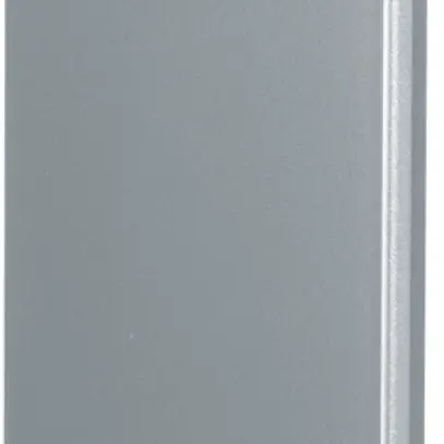 Piastra terminale Hager BRA 85130 PC/ABS alu 