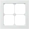 Cadre de recouvrement ENC kallysto.pro 2×2 blanc 154×154mm 