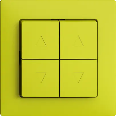 Interruttore per tapparella INC EDIZIOdue F lemon 2 canali 