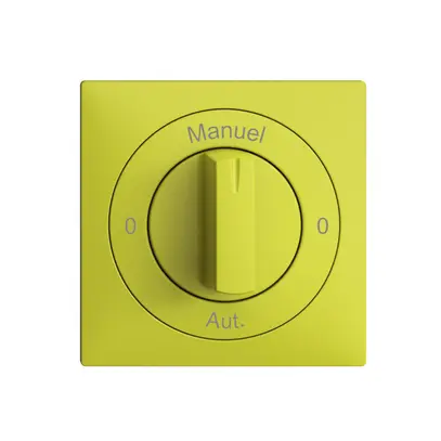 Kit front. 0-Auto-0-Main EDIZIOdue lemon 60×60mm per interr.rot 